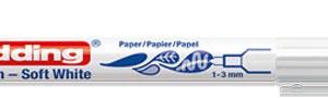 Pastel pen - soft white van Edding