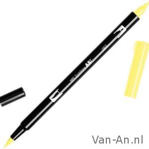 Dual brushpen N062 pale yellow - Tombow