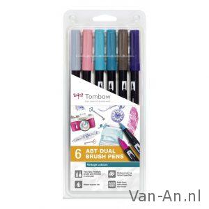 Dual brush pennen Vintage set - Tombow